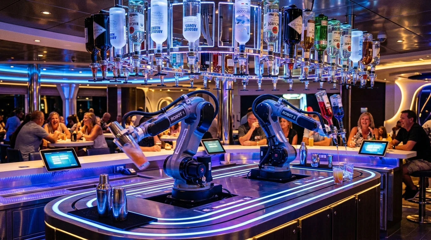 Bionic Bar robot bartenders