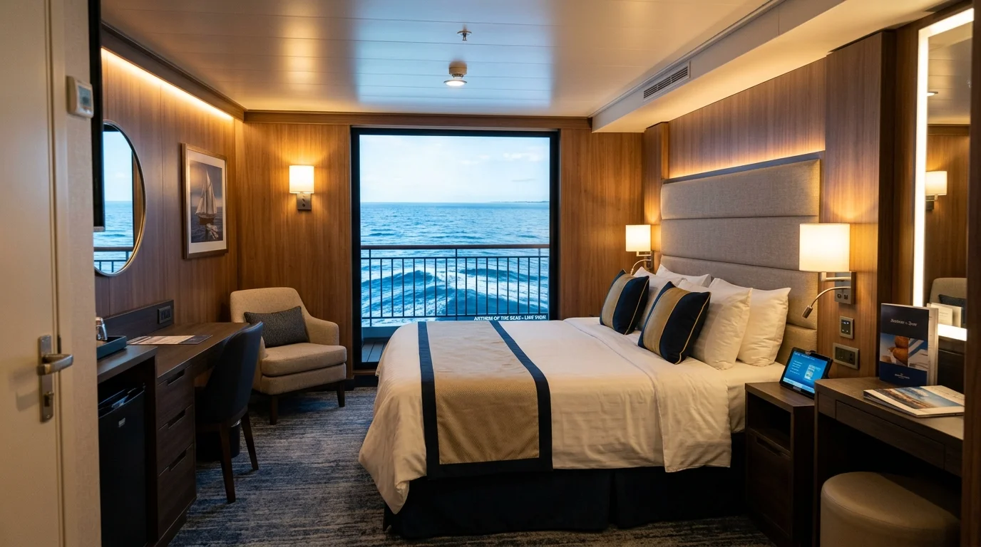 Virtual Balcony interior stateroom