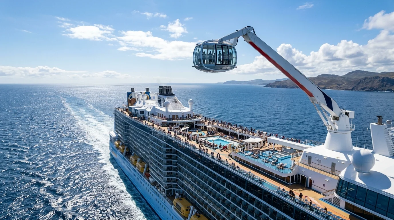 North Star pod elevated above the ocean