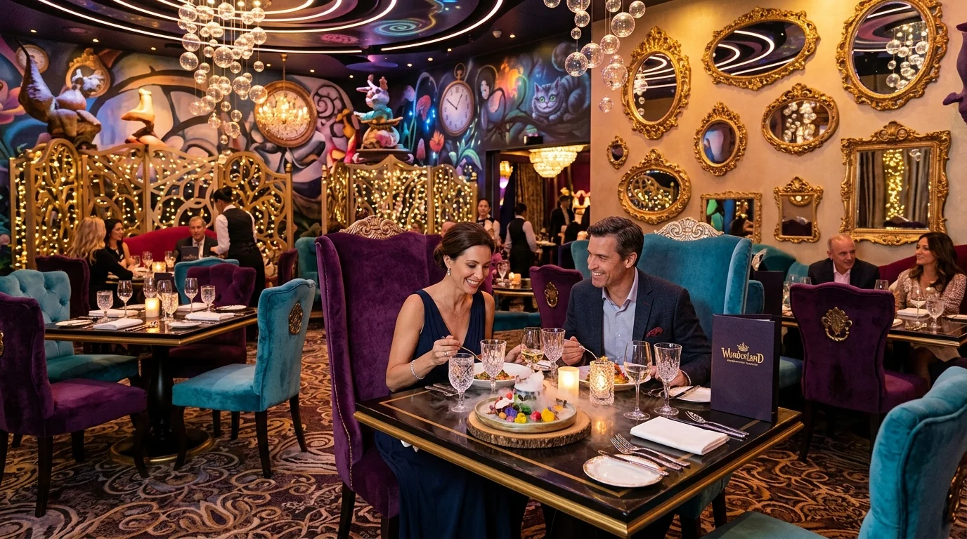Wonderland Imaginative Cuisine dining room